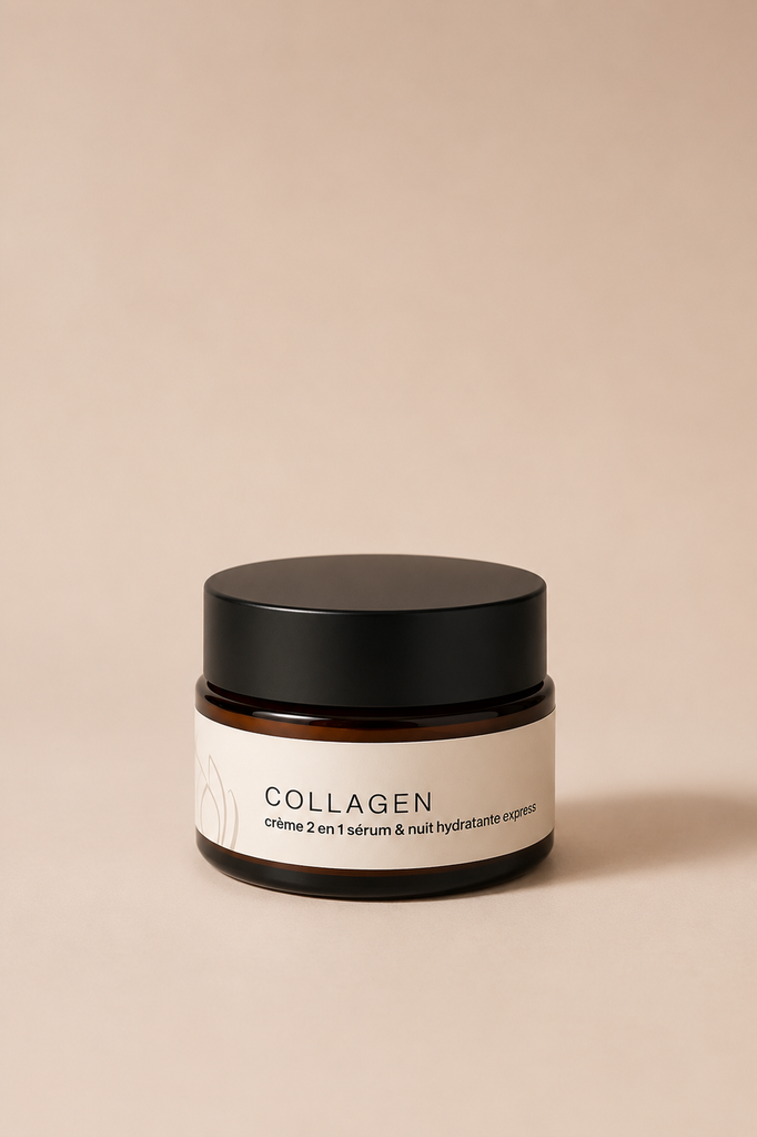 [37] Collagen Crème 2 en 1 Sérum et Nuit hydratante express 
